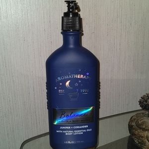 Bath and Body Works Balance Aromatherapy Juniper Coriander Lotion